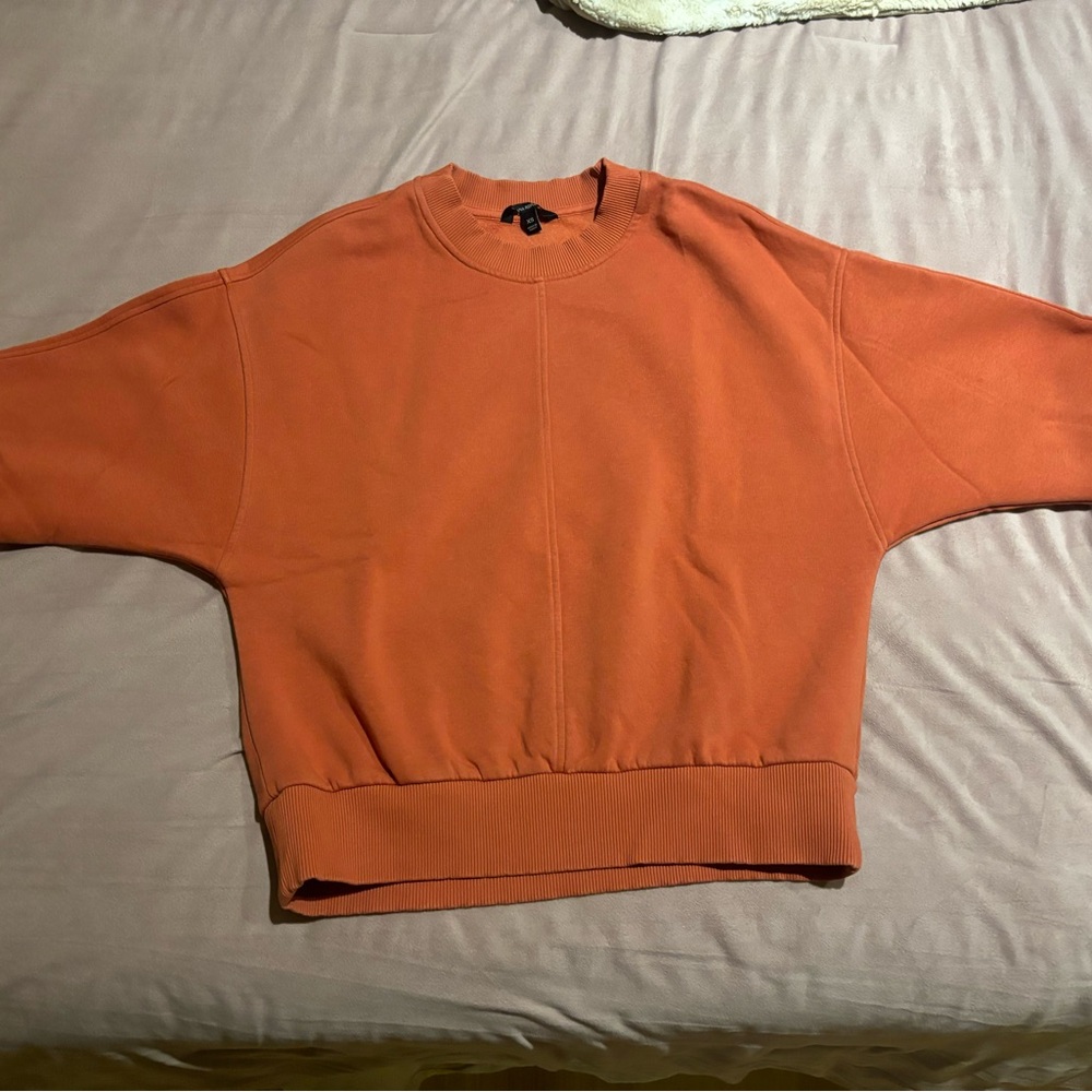Orange Crewneck Sweatshirt